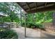 Secluded backyard patio offering tranquil views of the surrounding lush greenery at 607 Riverview Se Dr # 607, Marietta, GA 30067
