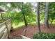 Backyard featuring a scenic walkway leading to nature at 607 Riverview Se Dr # 607, Marietta, GA 30067