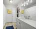 Elegant bathroom featuring a modern vanity, granite countertop, and ample lighting, creating a spa-like atmosphere at 607 Riverview Se Dr # 607, Marietta, GA 30067