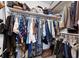 Functional walk-in closet with clothing racks, shelves and ample storage space for an organized wardrobe at 607 Riverview Se Dr # 607, Marietta, GA 30067