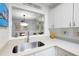 Updated kitchen featuring stainless steel sink with stainless steel appliances and modern cabinetry at 607 Riverview Se Dr # 607, Marietta, GA 30067