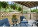 Inviting screened patio with comfortable seating, hanging plants, and a serene view of the surrounding greenery at 607 Riverview Se Dr # 607, Marietta, GA 30067