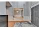 Inviting foyer featuring hardwood floors, a view into the dining room, and an elegant entrance at 2612 Back Creek Chase, Dacula, GA 30019