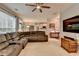 Comfortable living room offering lots of space and natural light at 2612 Back Creek Chase, Dacula, GA 30019