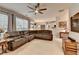 Open living room featuring plush carpeting and lots of natural light at 2612 Back Creek Chase, Dacula, GA 30019
