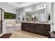Luxurious main bathroom featuring double vanities, a soaking tub, and a separate shower at 4588 Pine Se St, Smyrna, GA 30080