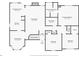 Detailed floorplan showing the layout of the 1st floor, including room dimensions and layout at 74 Knights Ct, Dallas, GA 30157