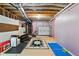 Unfinished basement space with exposed wood beams and ductwork at 3525 Montebello Pkwy, Cumming, GA 30028