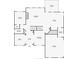 This floor plan showcases an open-concept layout with a large living room, kitchen, bedrooms, and outdoor balcony at 3525 Montebello Pkwy, Cumming, GA 30028