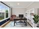 Cozy home office with a large window and built-in shelving at 3525 Montebello Pkwy, Cumming, GA 30028