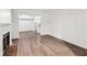 Bright living room featuring a fireplace and hardwood floors at 1931 Brian Way, Decatur, GA 30033