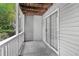 Enclosed patio with sliding doors to interior at 1931 Brian Way, Decatur, GA 30033