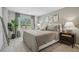 Comfortable bedroom featuring a soothing color scheme, and large window for natural light at 2363 Haran Dr # 35, Lithonia, GA 30058