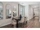 Cozy dining area adjacent to the kitchen, featuring stylish seating and natural light at 2363 Haran Dr # 35, Lithonia, GA 30058