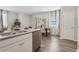 Contemporary kitchen with stainless steel appliances and an open view to the dining room at 2363 Haran Dr # 35, Lithonia, GA 30058