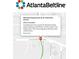 A map of Atlanta Beltline displaying the intersection of Marietta Boulevard and W. Marietta Street, showing directions at 1122 Rice Nw St, Atlanta, GA 30318