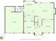 Layout of the first floor, featuring a kitchen, dining area, and Gathering room at 1942 Westover Nw Ln, Kennesaw, GA 30152