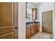 Mudroom with granite counters, storage cabinets, and convenient access to the exterior at 4541 Gateway Se Ct, Smyrna, GA 30080