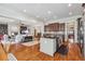 The open-concept living area seamlessly connects the kitchen, living room, and dining space at 4541 Gateway Se Ct, Smyrna, GA 30080