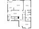 First floor floor plan with dining room, living room, kitchen, Gathering room, and bedroom at 1536 Fenmore St, Lithia Springs, GA 30122