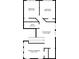 Second floor floor plan featuring two bedrooms, a sitting room, and the primary bedroom at 1536 Fenmore St, Lithia Springs, GA 30122
