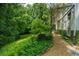 Lush garden with gravel path and mature trees at 2 W Muscogee Nw Ave, Atlanta, GA 30305