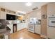 Vintage-style kitchen with stainless steel countertops, and white appliances at 2 W Muscogee Nw Ave, Atlanta, GA 30305