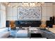 Elegant lobby with fireplace, modern furniture, and sophisticated art at 2425 Peachtree Ne Rd # 1503, Atlanta, GA 30305