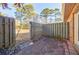Cozy private patio with privacy fence and access to house at 3312 Northcrest Rd # A, Atlanta, GA 30340