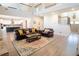 Hardwood floors throughout spacious living room and open layout design at 337 Paynes Lake Rd, Carrollton, GA 30116