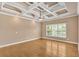 Open bedroom featuring trey ceilings, hardwood flooring, and bright windows at 17 River Walk Pkwy, Euharlee, GA 30145