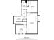 Floor plan layout showcasing the home's living room, utility and bedroom spaces at 17 River Walk Pkwy, Euharlee, GA 30145