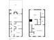 Detailed floor plan showcasing the layout of a two-story home with multiple rooms and walk-in closets at 2779 Bentley Se Pl, Marietta, GA 30067