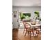 Bright breakfast nook with round table and chairs, opens to a lovely outdoor living area at 820 Highland Ne Ter, Atlanta, GA 30306