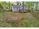 Backyard with a fire pit at 2505 Mellville Ave, Decatur, GA 30032