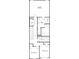 Second floor floorplan with Primary suite including two baths and bedrooms two and three at 2808 Lillian Ln, Douglasville, GA 30135