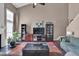 Bright living room boasts high ceilings, large windows, and an open floor plan at 1003 Dunedin Trl, Woodstock, GA 30188
