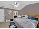 Large main bedroom with vaulted ceilings and ensuite bathroom, providing a private retreat at 1003 Dunedin Trl, Woodstock, GA 30188