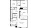 Second floor plan featuring bedrooms, bathrooms, and a laundry room at 106 Cessna Dr, Canton, GA 30114