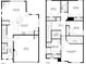 House floor plan showing layout of living spaces, including bedrooms, kitchen, and garage at 106 Cessna Dr, Canton, GA 30114