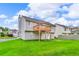 View of backyard and deck of a house at 2535 Brookgate Xing, Ellenwood, GA 30294