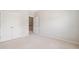 Bedroom with carpet and standard closet, ready for personal touches at 100 Trailside Way, Hiram, GA 30141