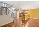 Open living space with hardwood floors and natural light at 100 Trailside Way, Hiram, GA 30141