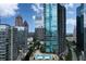Luxury condos with a rooftop pool and stunning city views in a bustling urban environment at 1080 Peachtree Ne St # 1402, Atlanta, GA 30309