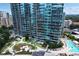 High-rise apartment with community garden, swimming pool, and lounge, offering beautiful city views at 1080 Peachtree Ne St # 1402, Atlanta, GA 30309