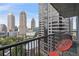 Enjoy city views from your private balcony at 1080 Peachtree Ne St # 1402, Atlanta, GA 30309