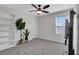 This bedroom is bright, with plenty of natural light and ample storage space at 16 Dovecrest Way, Acworth, GA 30101