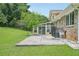 Spacious backyard with a patio and manicured lawn, perfect for outdoor gatherings at 2201 Colonial Oak Way, Stone Mountain, GA 30087