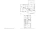 Floor plan showing first and second floors of the house at 2201 Colonial Oak Way, Stone Mountain, GA 30087