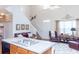 Bright, open living room featuring hardwood floors, fireplace, and comfortable seating at 240 Orchard Dr, Covington, GA 30014
